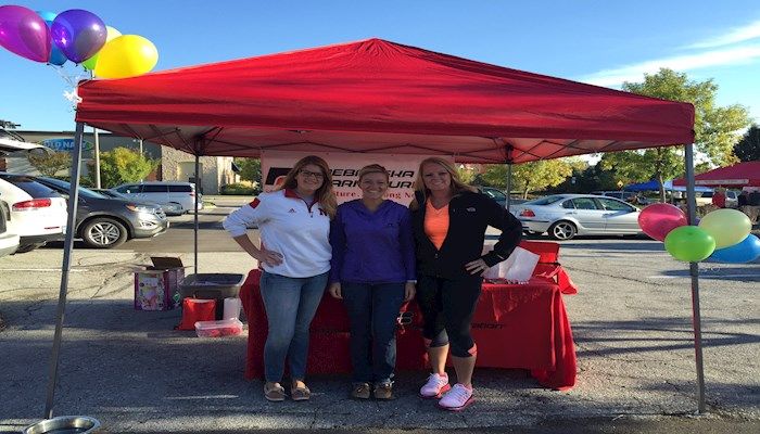 Farm Bureau Staff and Agents at Farmers Market