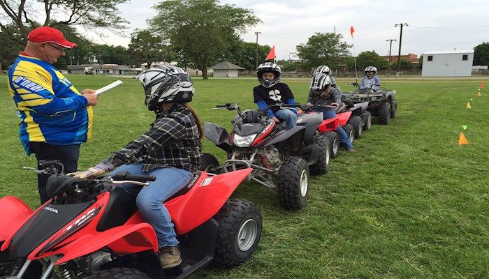 Attendees of the Nemaha County FB ATV Day