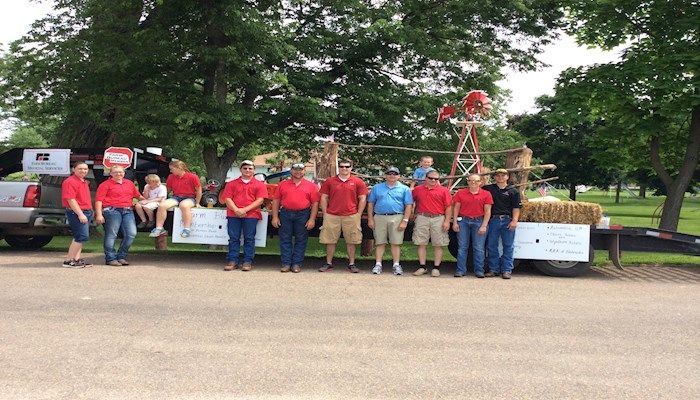 Antelope County Farm Bureua Members at 4th of July Parade