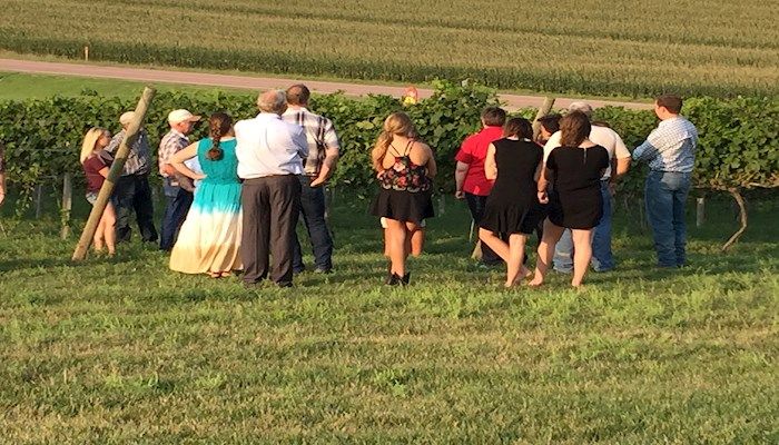 Wayne County Members at Vineyard 