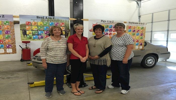 Farm Bureau Members at Dixon County Coffee