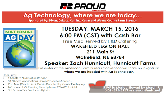 Invitation to County Farm Bureau Members