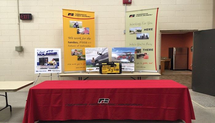 Farm Bureau Booth at the Fremont Expo.