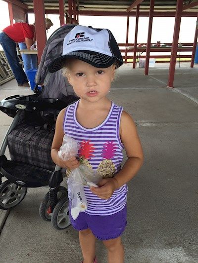 Kids participating in the Rodeo at the Lincoln County Fair.