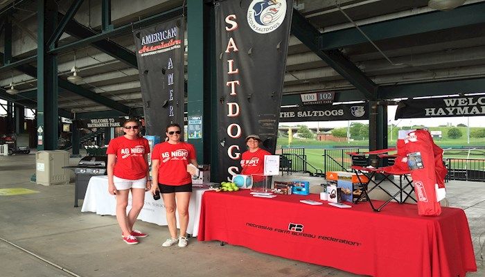 Farm Bureau Staff Ready to Welcome Fans to the Game!